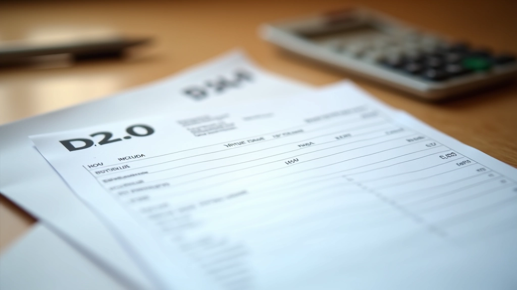 Documento de nómina con desglose de salario bruto y neto