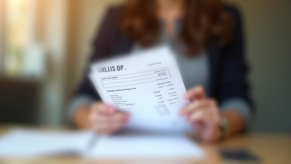 Documento de nómina con cifras financieras